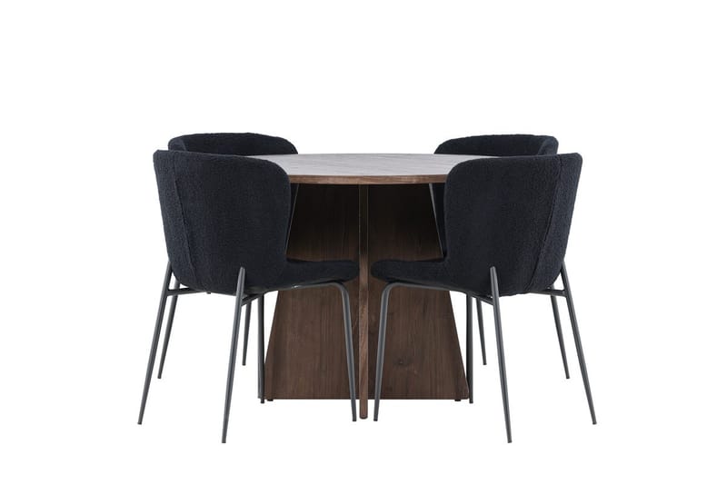 Round Dining Set Venture Home - Møbler - Borde - Spisebordssæt