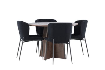 Round Dining Set Venture Home - Møbler - Borde - Spisebordssæt