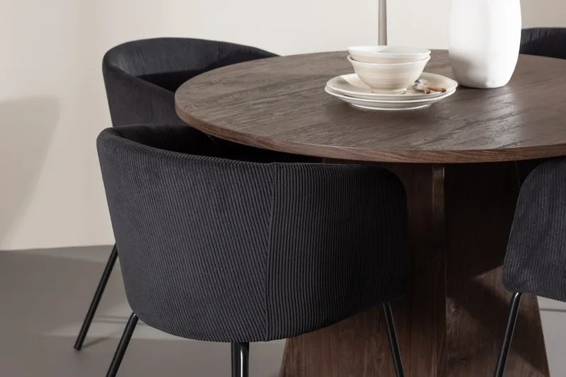Round Dining Set Venture Home - Møbler - Borde - Spisebordssæt