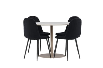 Round Dining Set Venture Home - Møbler - Borde - Spisebordssæt