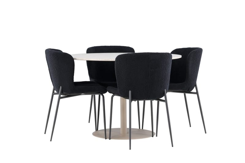 Round Dining Set Venture Home - Møbler - Borde - Spisebordssæt