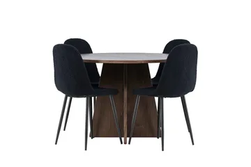 Round Dining Set Venture Home - Møbler - Borde - Spisebordssæt