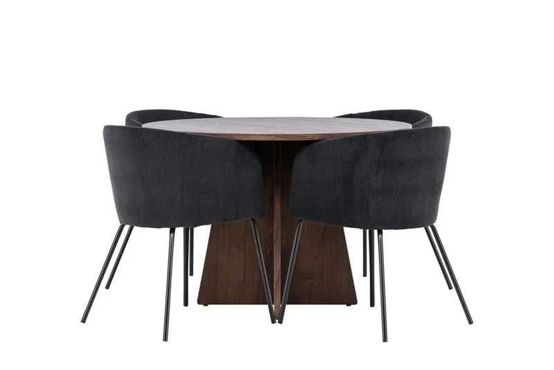 Round Dining Set Venture Home - Møbler - Borde - Spisebordssæt
