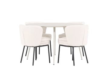 Round Dining Set Venture Home - Møbler - Borde - Spisebordssæt