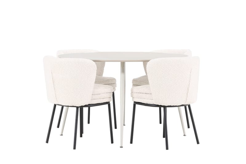 Round Dining Set Venture Home - Møbler - Borde - Spisebordssæt