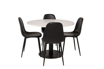 Round Dining Set Venture Home - Møbler - Borde - Spisebordssæt