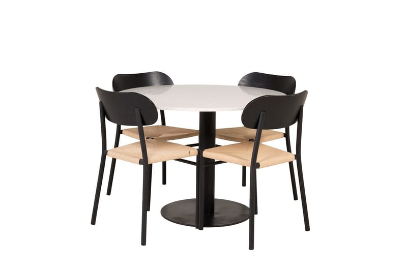 Round Dining Set Venture Home - Møbler - Borde - Spisebordssæt