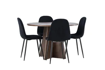 Round Dining Set Venture Home - Møbler - Borde - Spisebordssæt