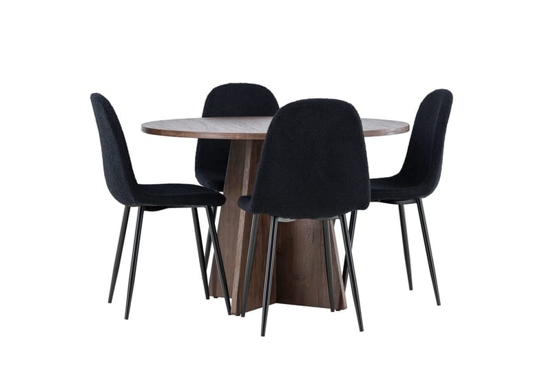 Round Dining Set Venture Home - Møbler - Borde - Spisebordssæt