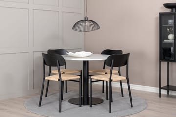 Round Dining Set Venture Home - Møbler - Borde - Spisebordssæt