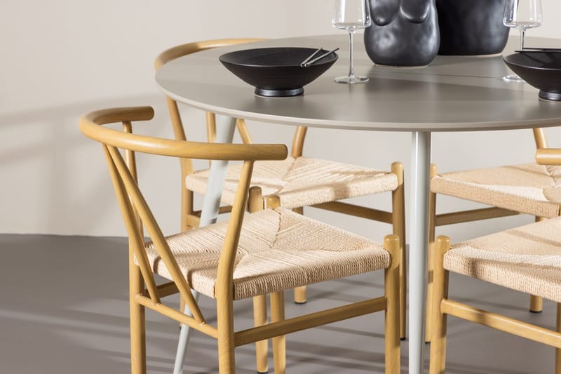 Round Dining Set Venture Home - Møbler - Borde - Spisebordssæt