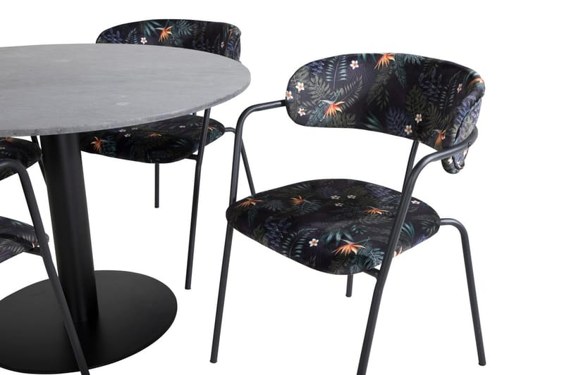 Round Dining Set Venture Home - Møbler - Borde - Spisebordssæt