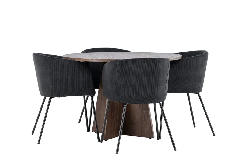 Round Dining Set Venture Home - Møbler - Borde - Spisebordssæt