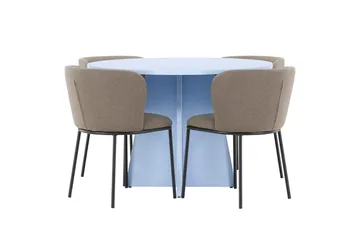 Round Dining Set Venture Home - Møbler - Borde - Spisebordssæt