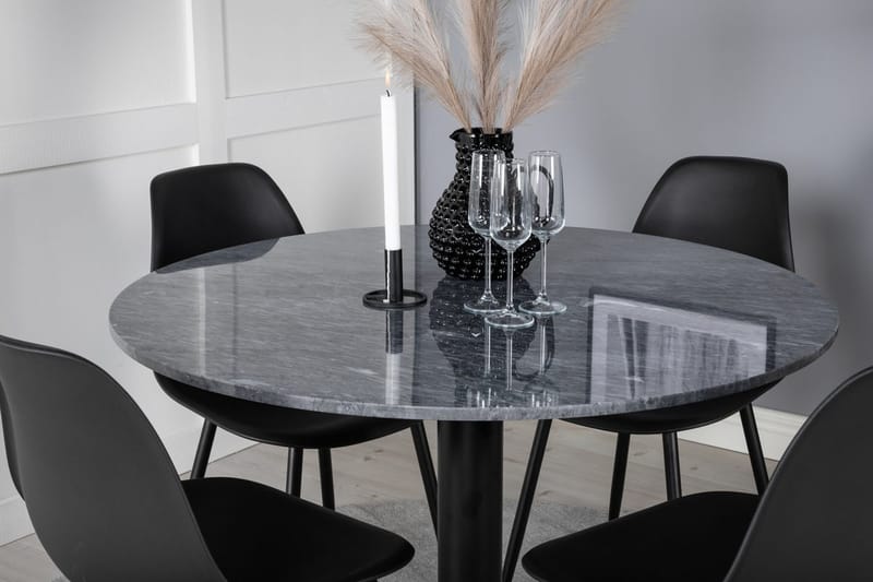 Round Dining Set Venture Home - Møbler - Borde - Spisebordssæt