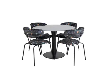 Round Dining Set Venture Home - Møbler - Borde - Spisebordssæt