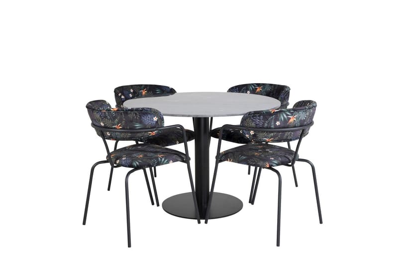 Round Dining Set Venture Home - Møbler - Borde - Spisebordssæt