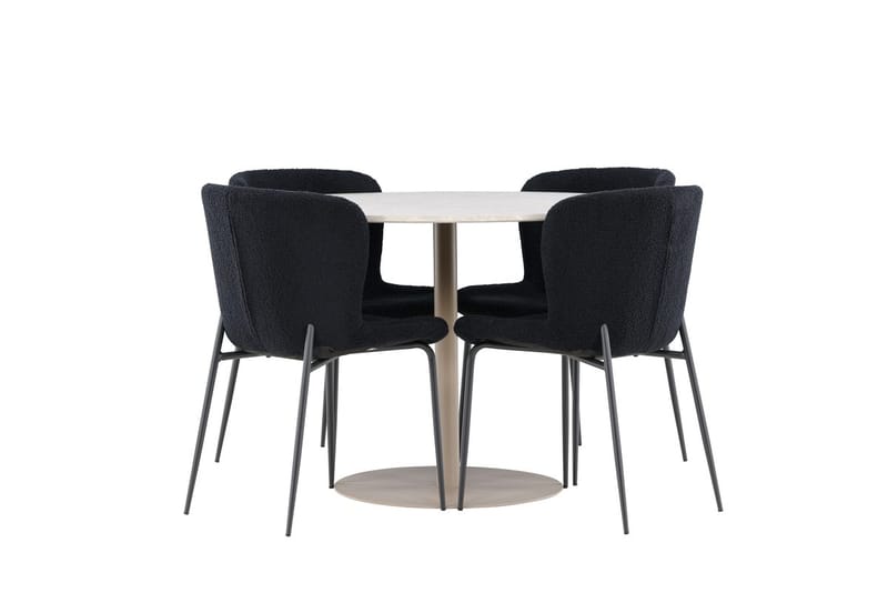 Round Dining Set Venture Home - Møbler - Borde - Spisebordssæt