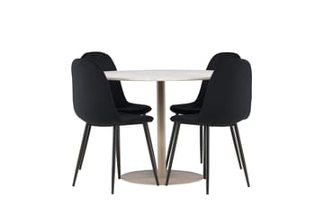 Round Dining Set Venture Home - Møbler - Borde - Spisebordssæt