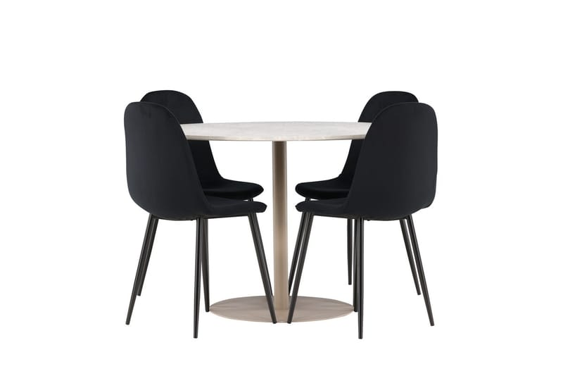 Round Dining Set Venture Home - Møbler - Borde - Spisebordssæt