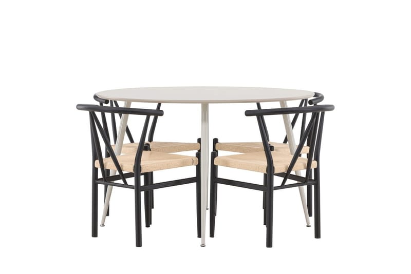 Round Dining Set Venture Home - Møbler - Borde - Spisebordssæt