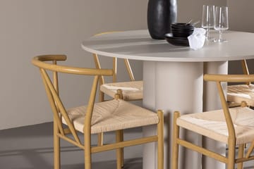 Round Dining Set Venture Home - Møbler - Borde - Spisebordssæt
