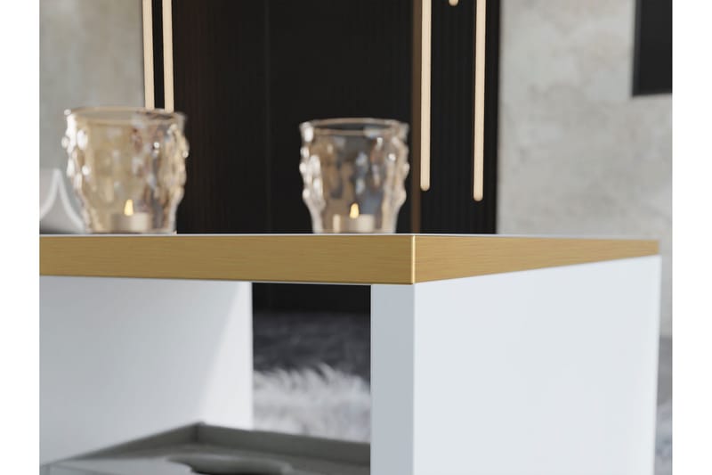 Royston Sofabord 100 cm - Hvid - Møbler - Borde - Sofabord