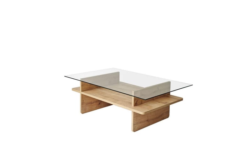Rubby Sofabord 105 cm - Hvid/Mørkegrøn - Møbler - Borde - Sofabord