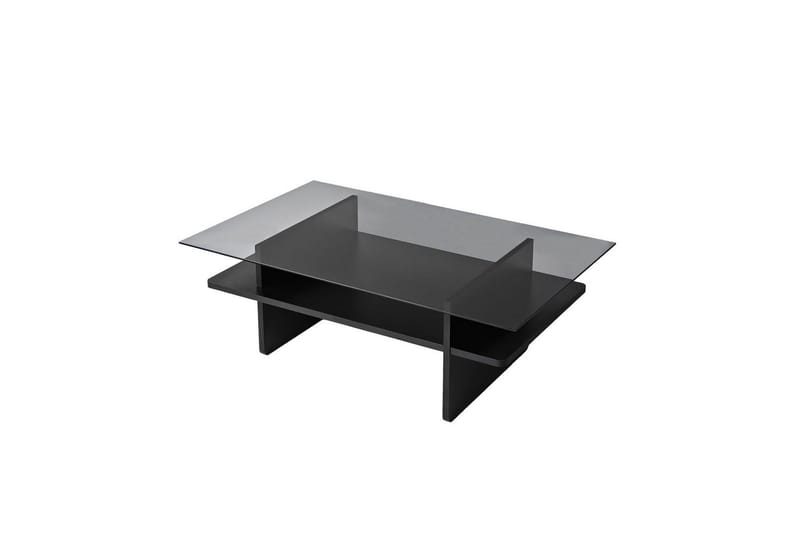 Rubby Sofabord 105 cm - Kulgrå/Sort - Møbler - Borde - Sofabord