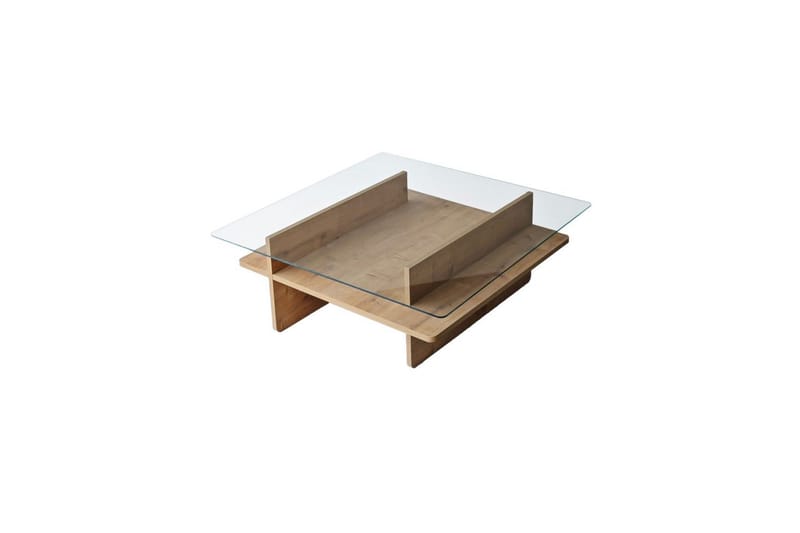 Rubby Sofabord 90 cm - Blå/Hvid - Møbler - Borde - Sofabord