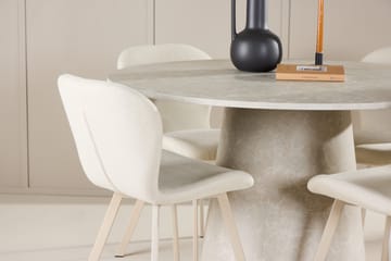 Rund matgrupp Venture Home Beige Beige 4st - Møbler - Borde - Spisebordssæt
