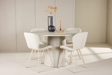 Rund matgrupp Venture Home Beige Beige 4st - Møbler - Borde - Spisebordssæt