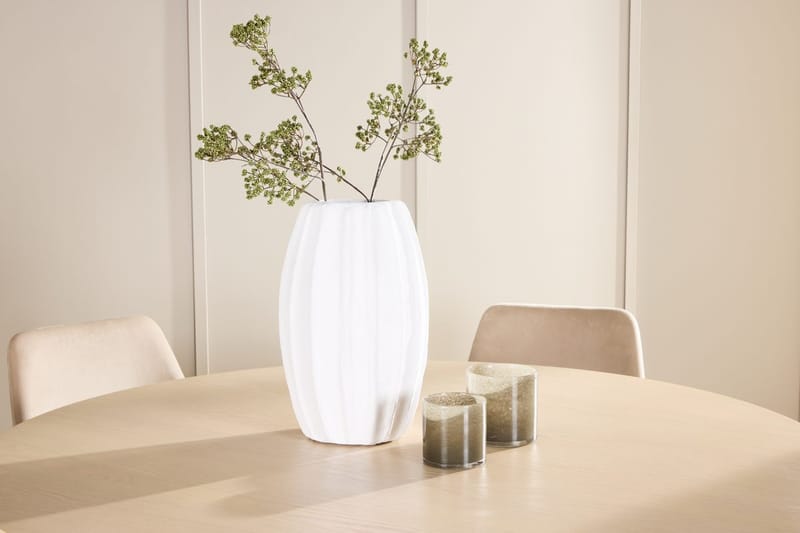 Rund matgrupp Venture Home Beige Beige 6st - Møbler - Borde - Spisebordssæt