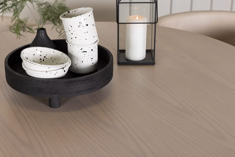 Rund matgrupp Venture Home Beige Ljust trä 4st - Møbler - Borde - Spisebordssæt