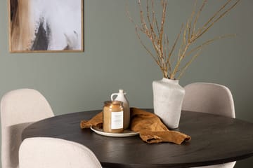 Rund matgrupp Venture Home Beige Mörkbrun 4st - Mørkebrun - Møbler - Borde - Spisebordssæt