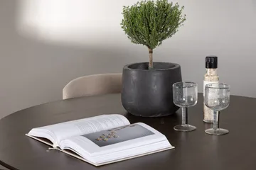 Rund matgrupp Venture Home Beige Mörkbrun 4st - Møbler - Borde - Spisebordssæt