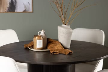 Rund matgrupp Venture Home Beige Mörkt trä 4st - Møbler - Borde - Spisebordssæt