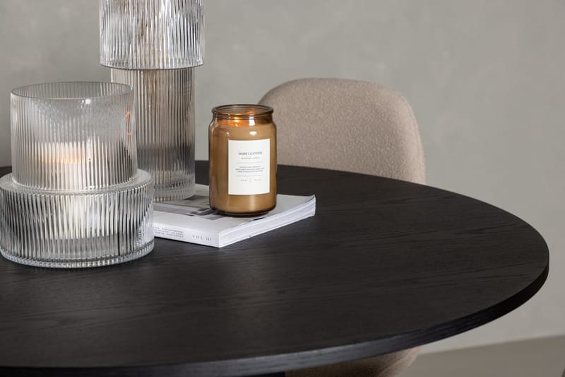 Rund matgrupp Venture Home Beige Svart 4st - Møbler - Borde - Spisebordssæt