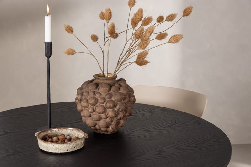 Rund matgrupp Venture Home Beige Svart 4st - Møbler - Borde - Spisebordssæt