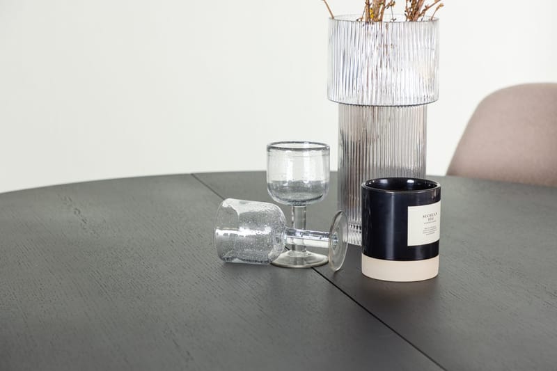 Rund matgrupp Venture Home Beige Svart 4st - Møbler - Borde - Spisebordssæt