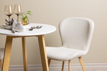 Rund matgrupp Venture Home Beige Vit 2st - Møbler - Borde - Spisebordssæt