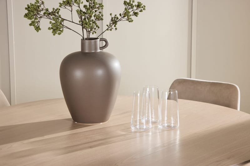 Rund matgrupp Venture Home Beige Vitputsad 4st - Møbler - Borde - Spisebordssæt