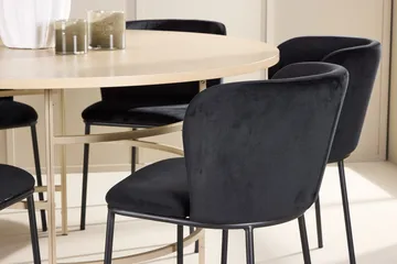 Rund matgrupp Venture Home Beige - Møbler - Borde - Spisebordssæt