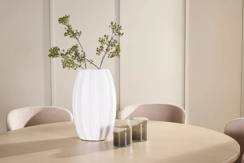 Rund matgrupp Venture Home Beige - Møbler - Borde - Spisebordssæt