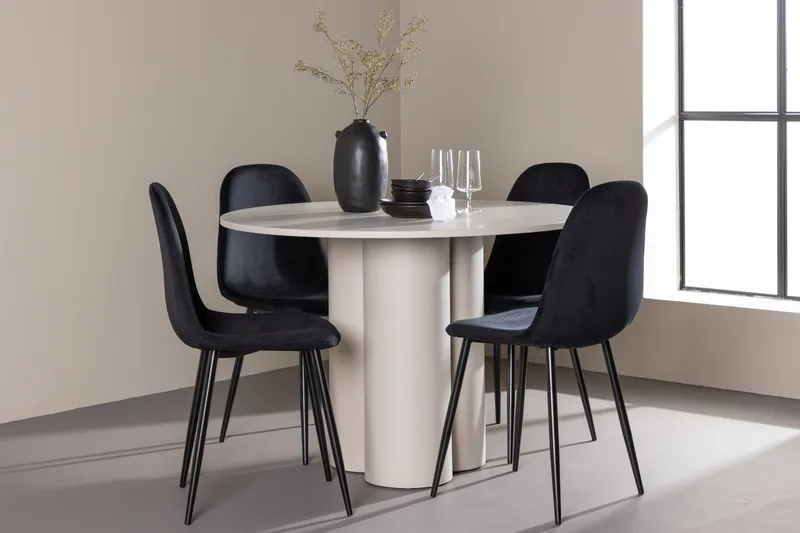 Rund matgrupp Venture Home Beige