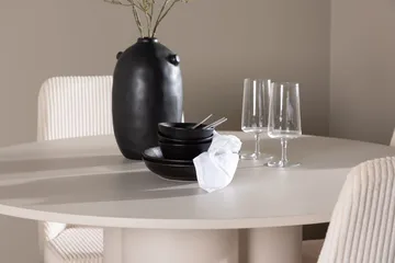 Rund matgrupp Venture Home Beige - Møbler - Borde - Spisebordssæt