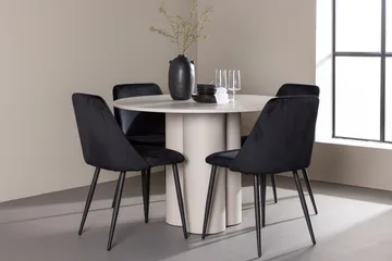Beige - Svart