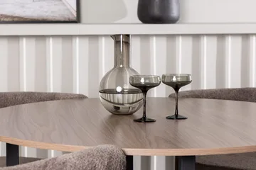 Rund matgrupp Venture Home Brun Valnöt 4st - Møbler - Borde - Spisebordssæt