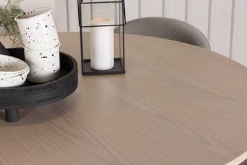 Rund matgrupp Venture Home Grå Ljust trä 4st - Møbler - Borde - Spisebordssæt