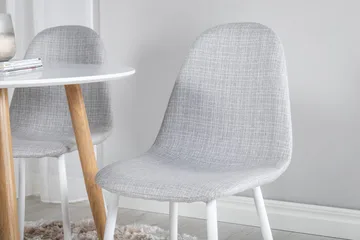 Rund matgrupp Venture Home Grå Natur 4st - Møbler - Borde - Spisebordssæt